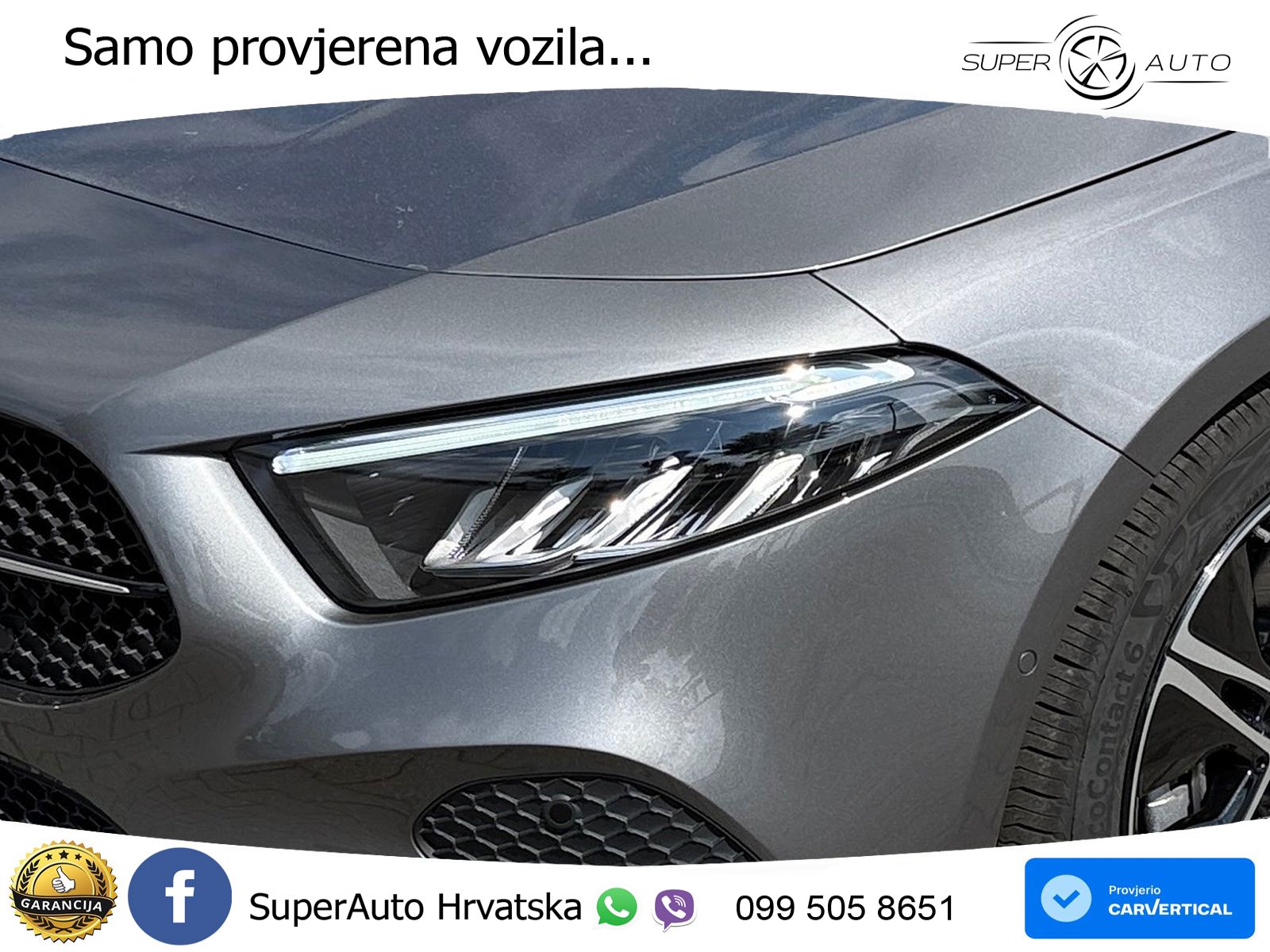 Mercedes-Benz A 200 7G-DCT LED+GR SJED+ACC