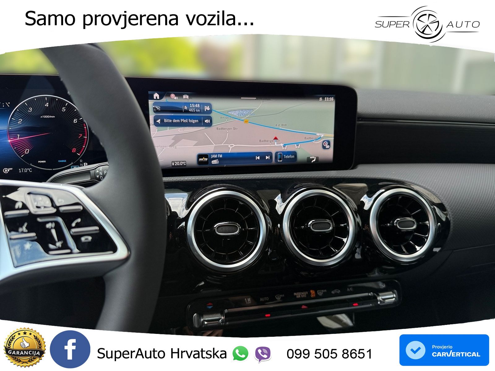 Mercedes-Benz A 200 7G-DCT LED+GR SJED+ACC