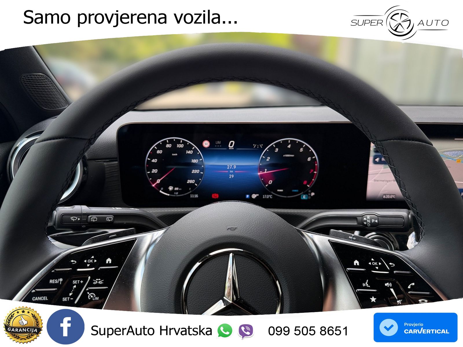 Mercedes-Benz A 200 7G-DCT LED+GR SJED+ACC