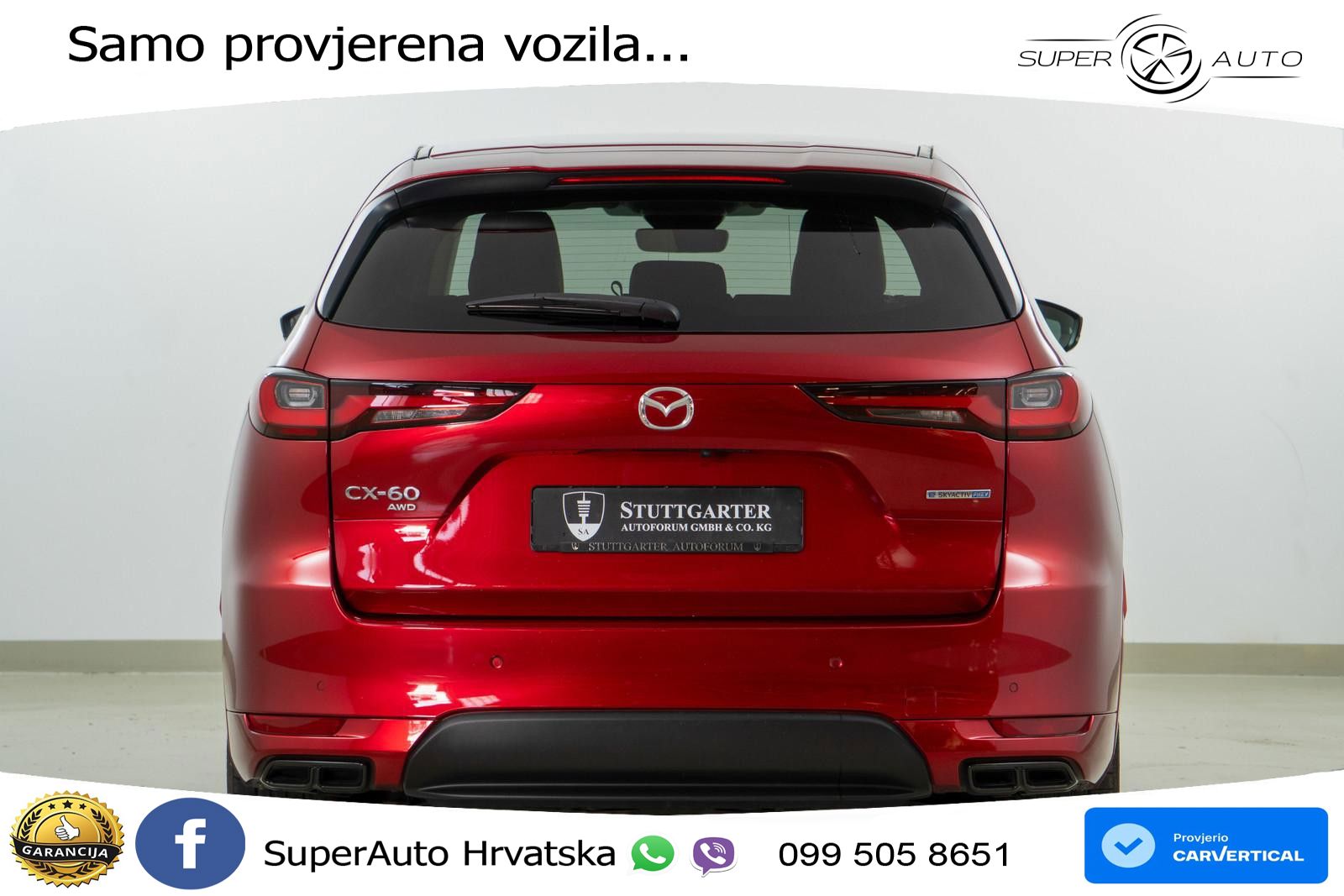 Mazda CX-60 2.5 e-Skyactiv (328 KS) AWD Automatic LED+GR SJED+ACC