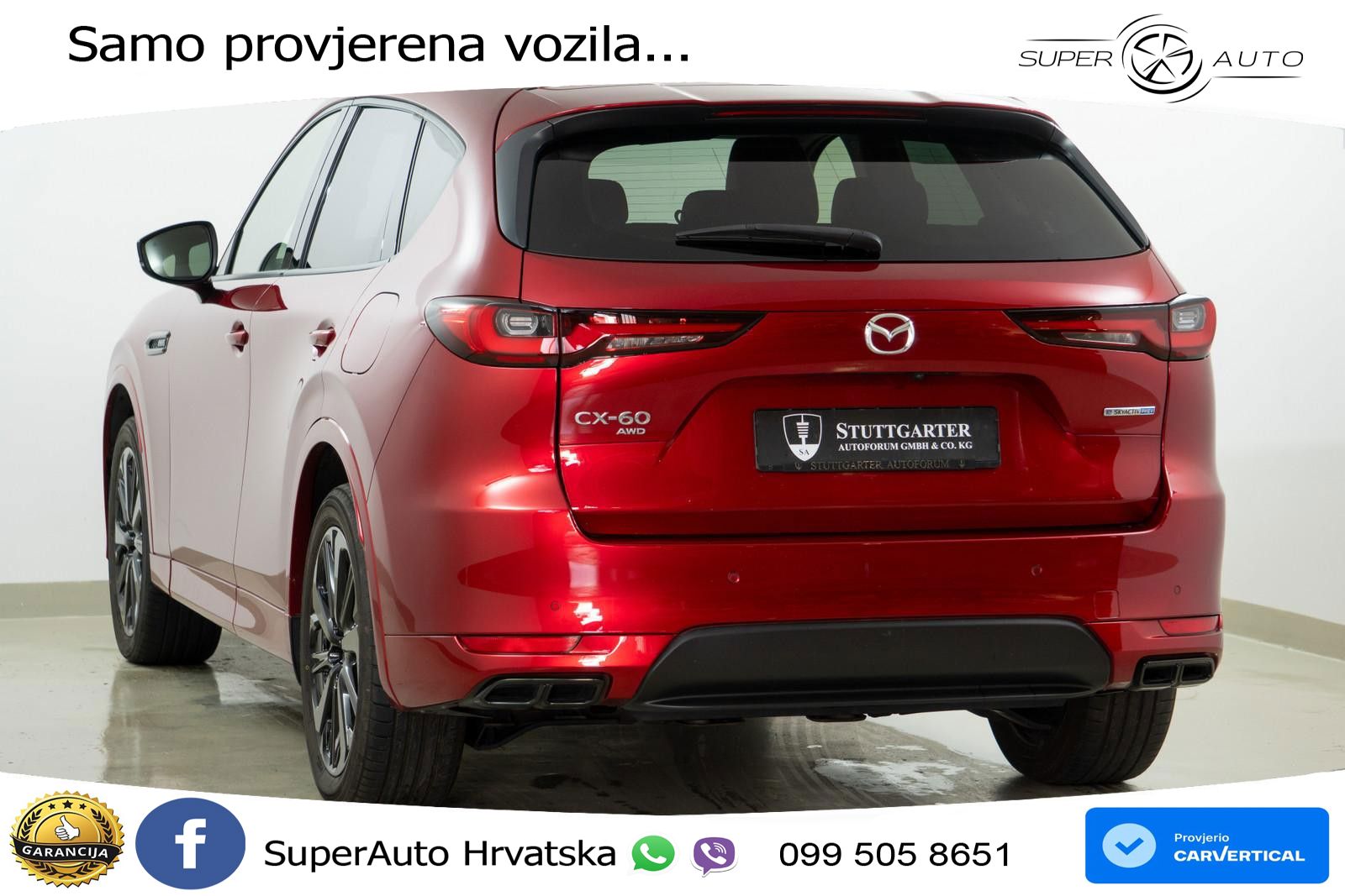 Mazda CX-60 2.5 e-Skyactiv (328 KS) AWD Automatic LED+GR SJED+ACC