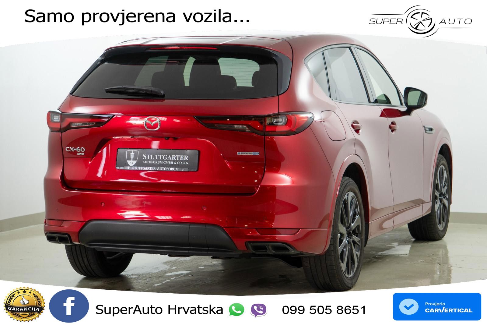 Mazda CX-60 2.5 e-Skyactiv (328 KS) AWD Automatic LED+GR SJED+ACC
