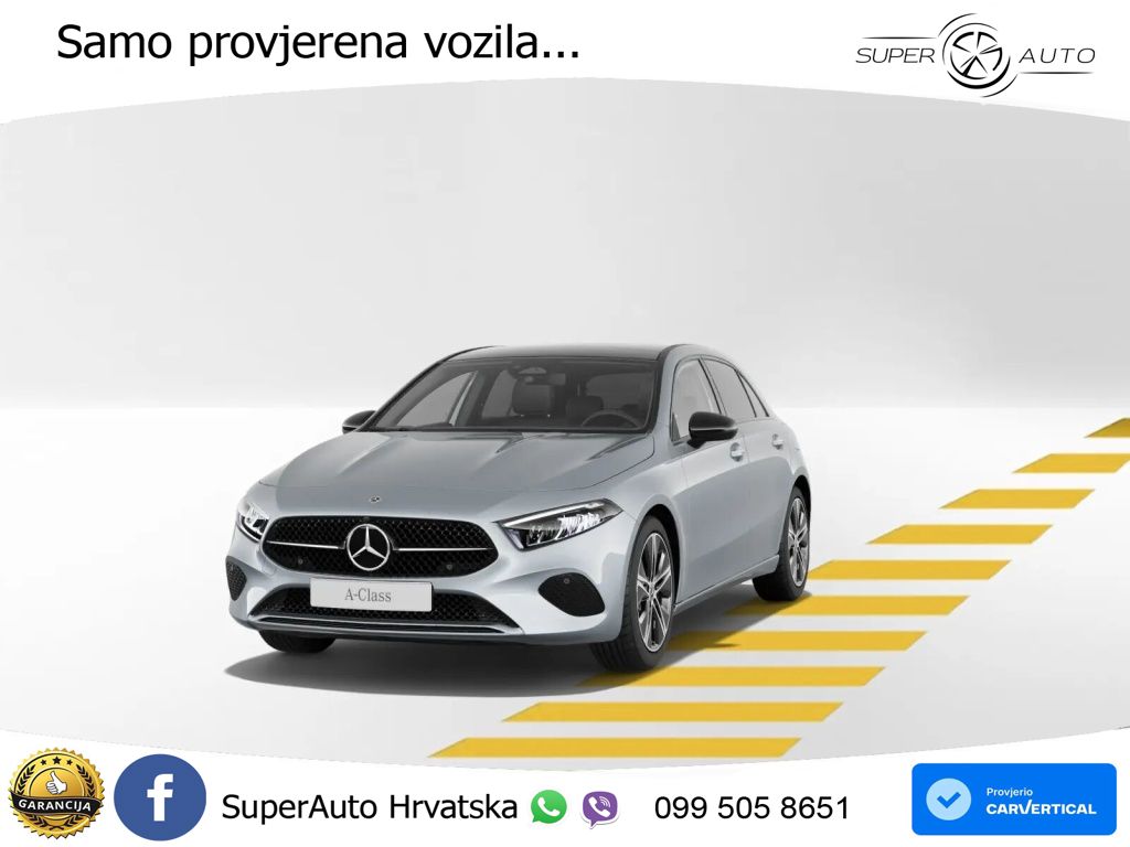 Mercedes-Benz A 180 7G-DCT Night paket ACC+GR SJED+360+PANO