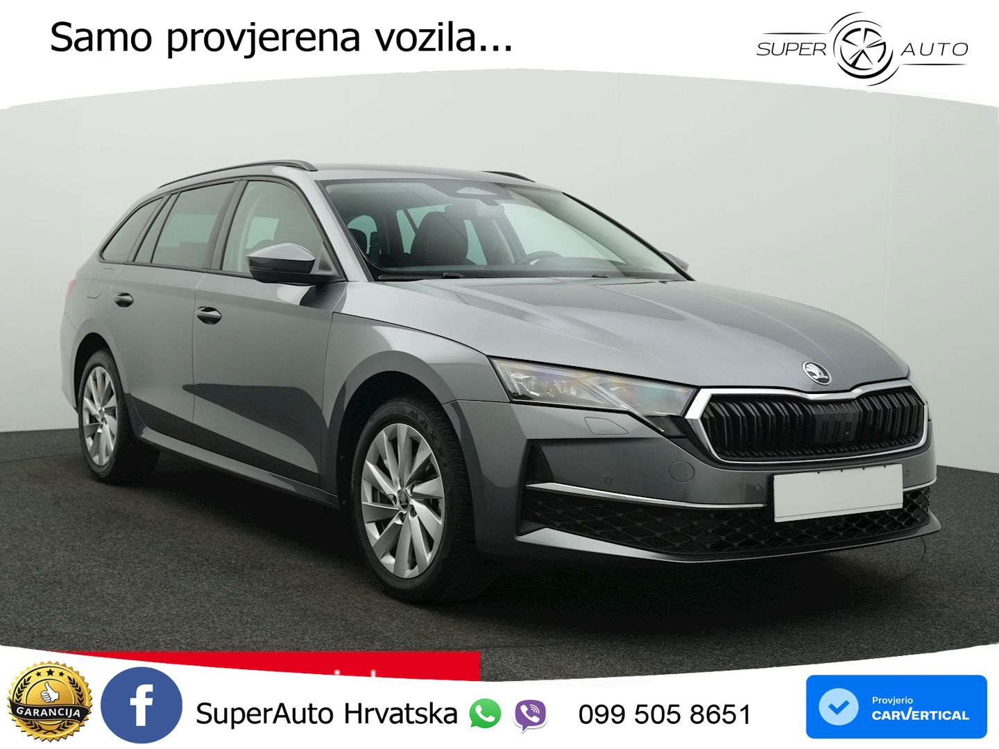 Škoda Octavia Combi 2.0 TDI (150 KS) DSG LED+GR SJED+ACC