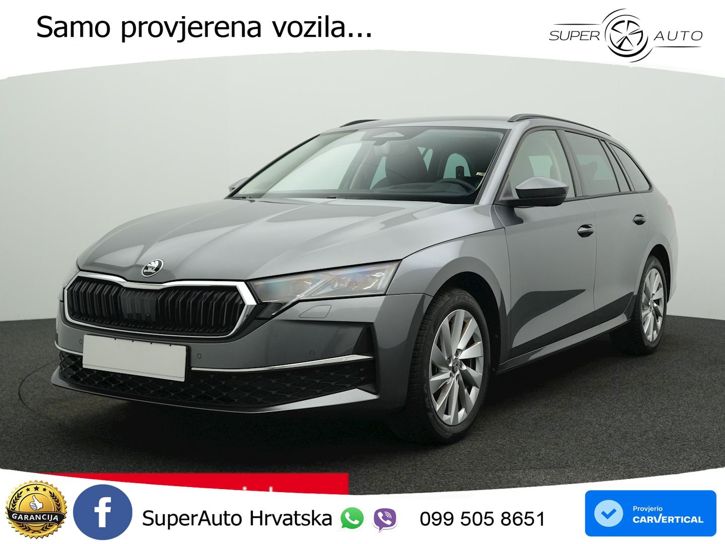 Škoda Octavia Combi 2.0 TDI (150 KS) DSG LED+GR SJED+ACC