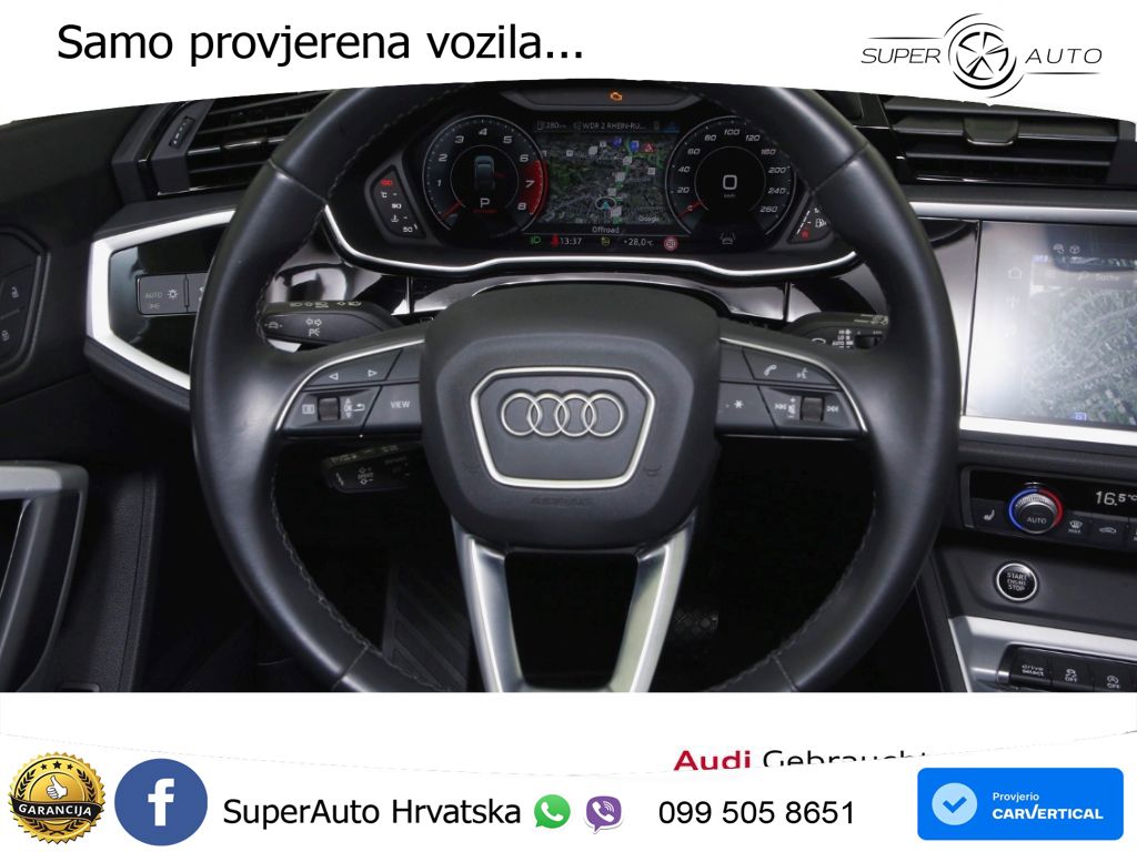 Audi Q3 II Sportback 40 TFSI (190 KS) quattro S tronic S line LED+GR SJED+ACC