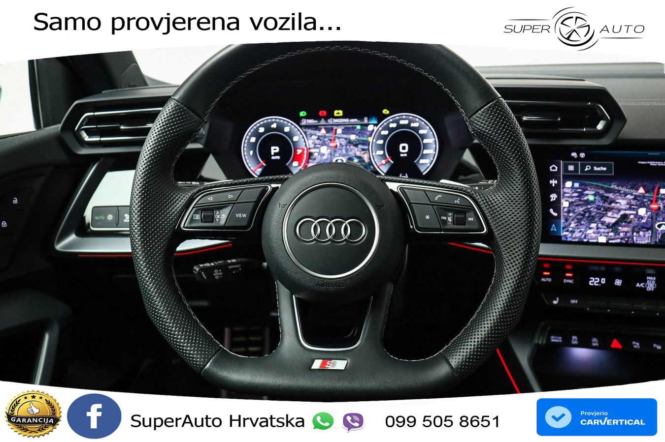 Audi S3 2.0 TFSI (333 KS) quattro S tronic MATRIX+GR SJED+KAM