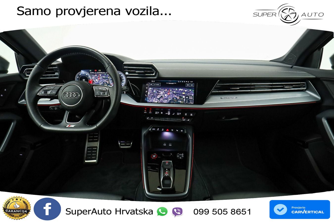 Audi S3 2.0 TFSI (333 KS) quattro S tronic MATRIX+GR SJED+KAM