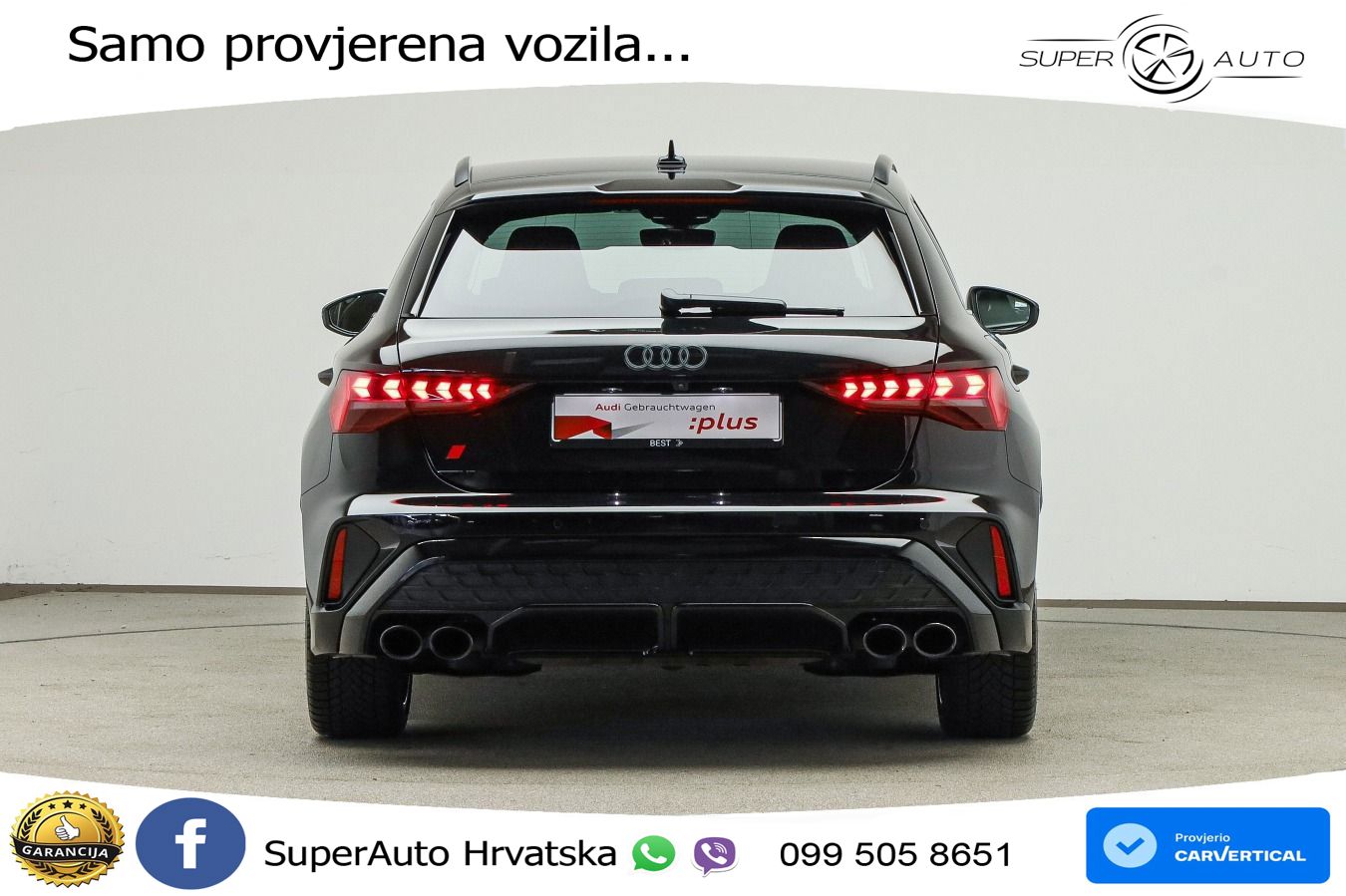 Audi S3 2.0 TFSI (333 KS) quattro S tronic MATRIX+GR SJED+KAM