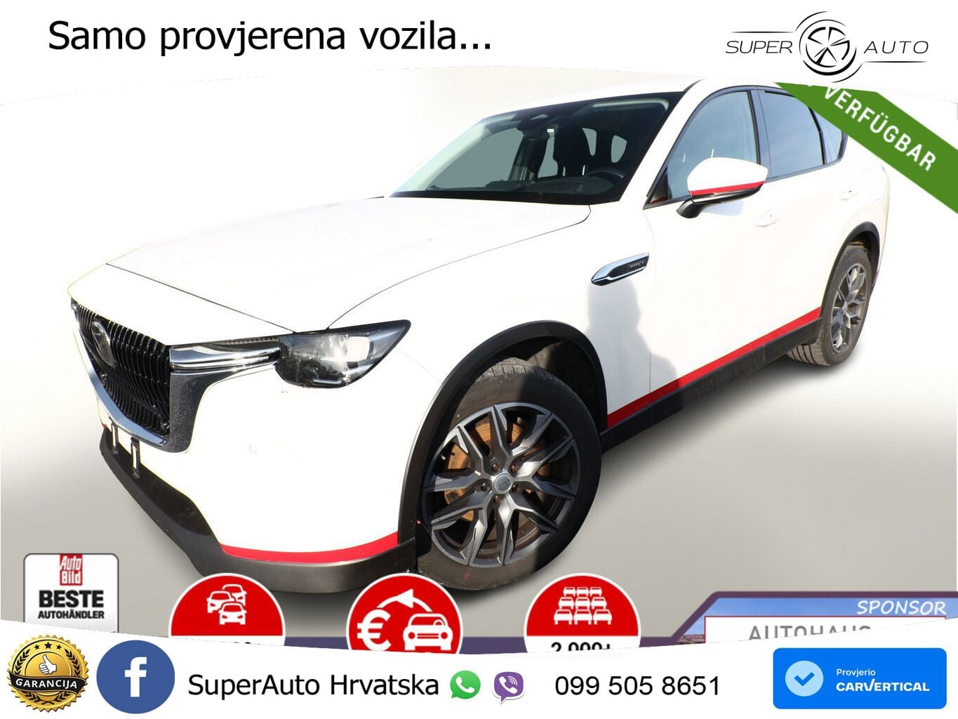 Mazda CX-60 2.5 e-Skyactiv (328 KS) AWD Automatic LED+GR SJED+ACC