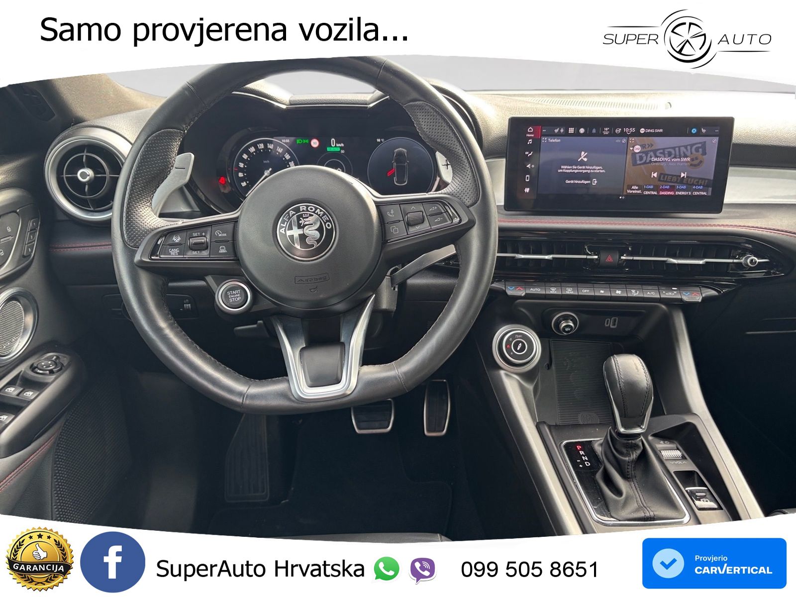 Alfa Romeo Tonale 1.5 VGT (160 KS) 48V-Hybrid TCT MATRIX+GR SJED+KAM