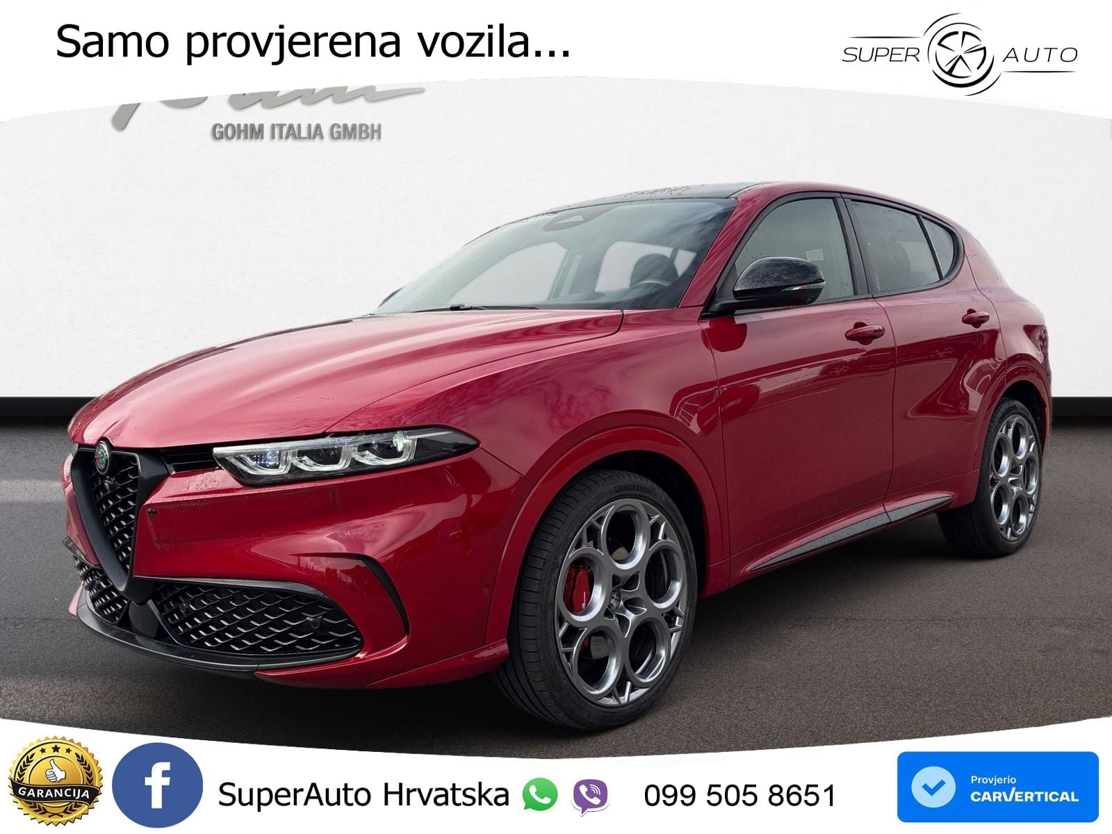 Alfa Romeo Tonale 1.5 VGT (160 KS) 48V-Hybrid TCT MATRIX+GR SJED+KAM
