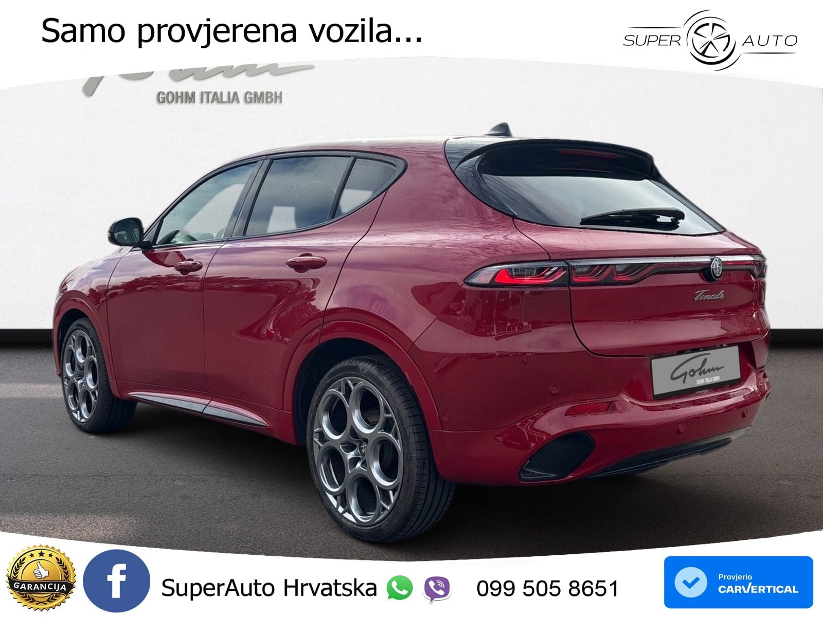Alfa Romeo Tonale 1.5 VGT (160 KS) 48V-Hybrid TCT MATRIX+GR SJED+KAM