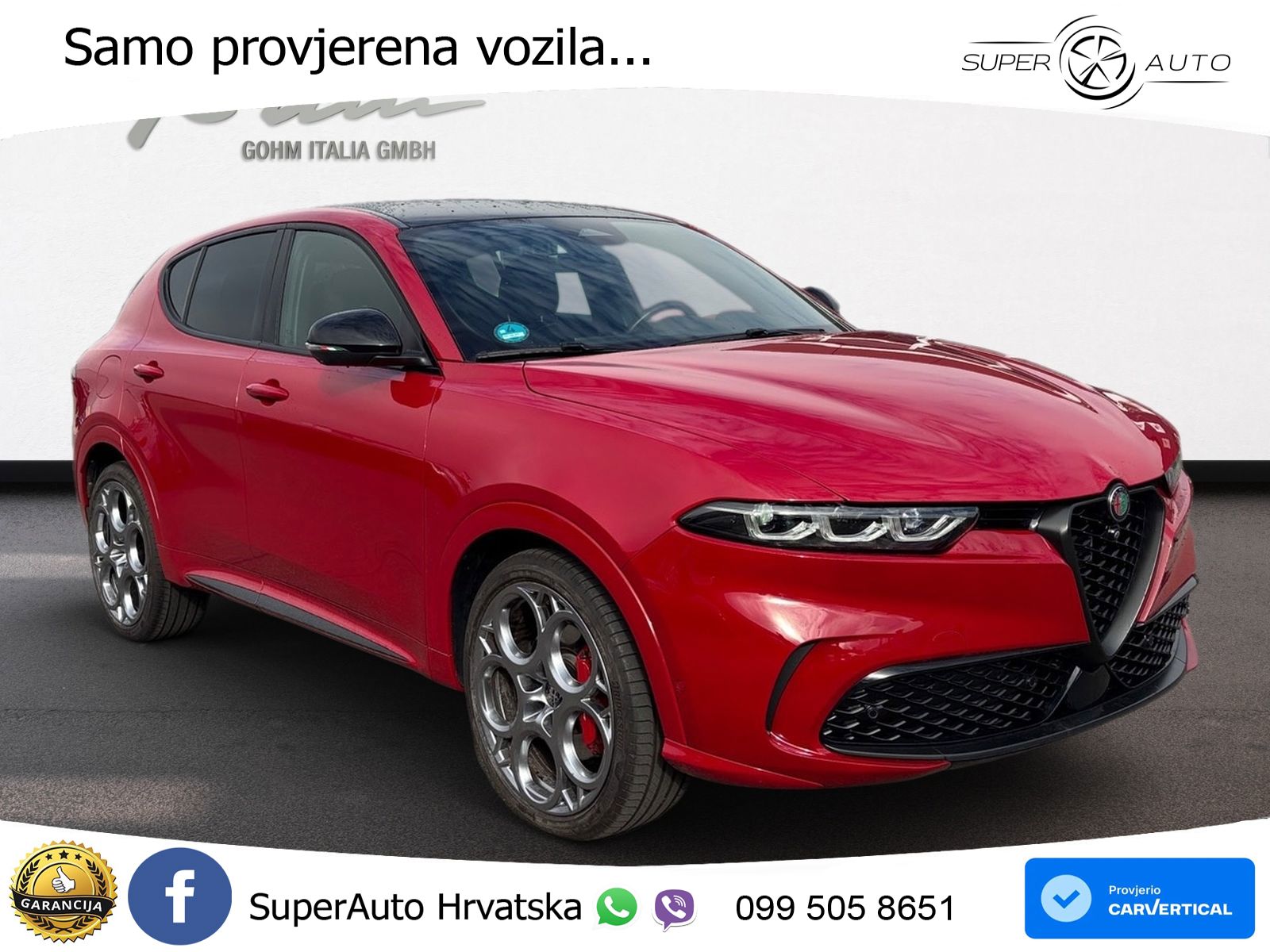Alfa Romeo Tonale 1.5 VGT (160 KS) 48V-Hybrid TCT MATRIX+GR SJED+KAM
