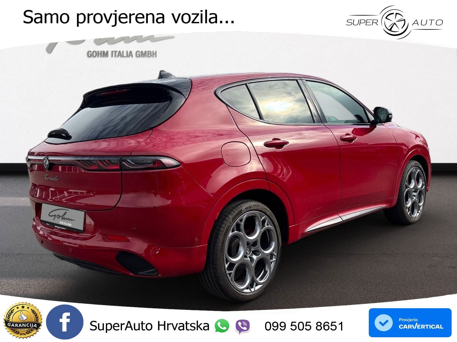 Alfa Romeo Tonale 1.5 VGT (160 KS) 48V-Hybrid TCT MATRIX+GR SJED+KAM