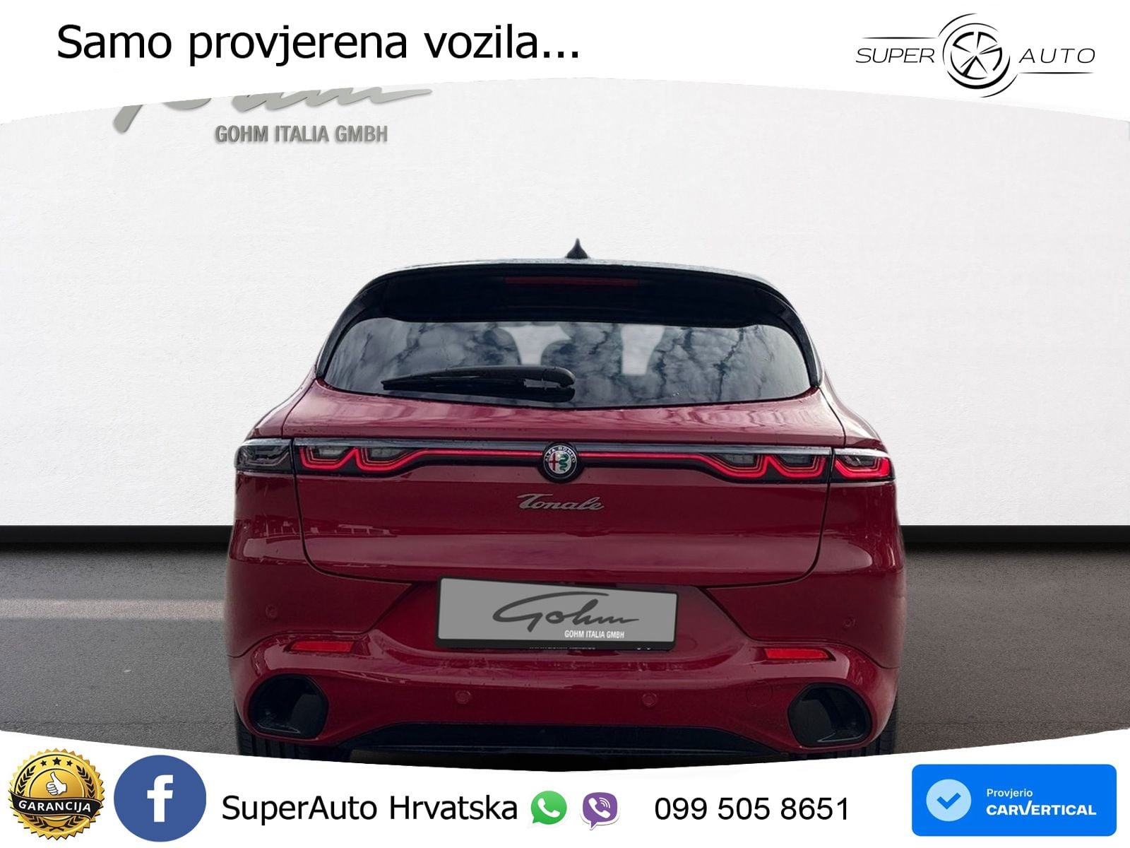 Alfa Romeo Tonale 1.5 VGT (160 KS) 48V-Hybrid TCT MATRIX+GR SJED+KAM