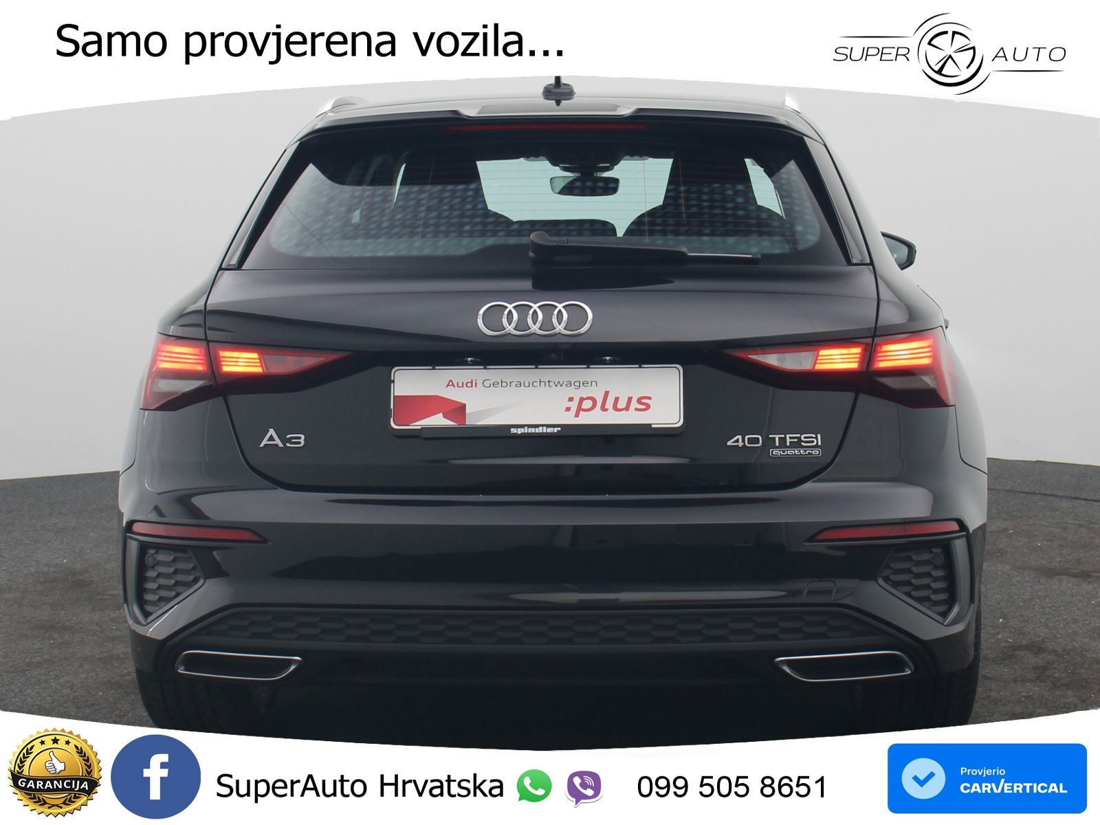 Audi A3 40 TFSI (190 KS) quattro S tronic S line
