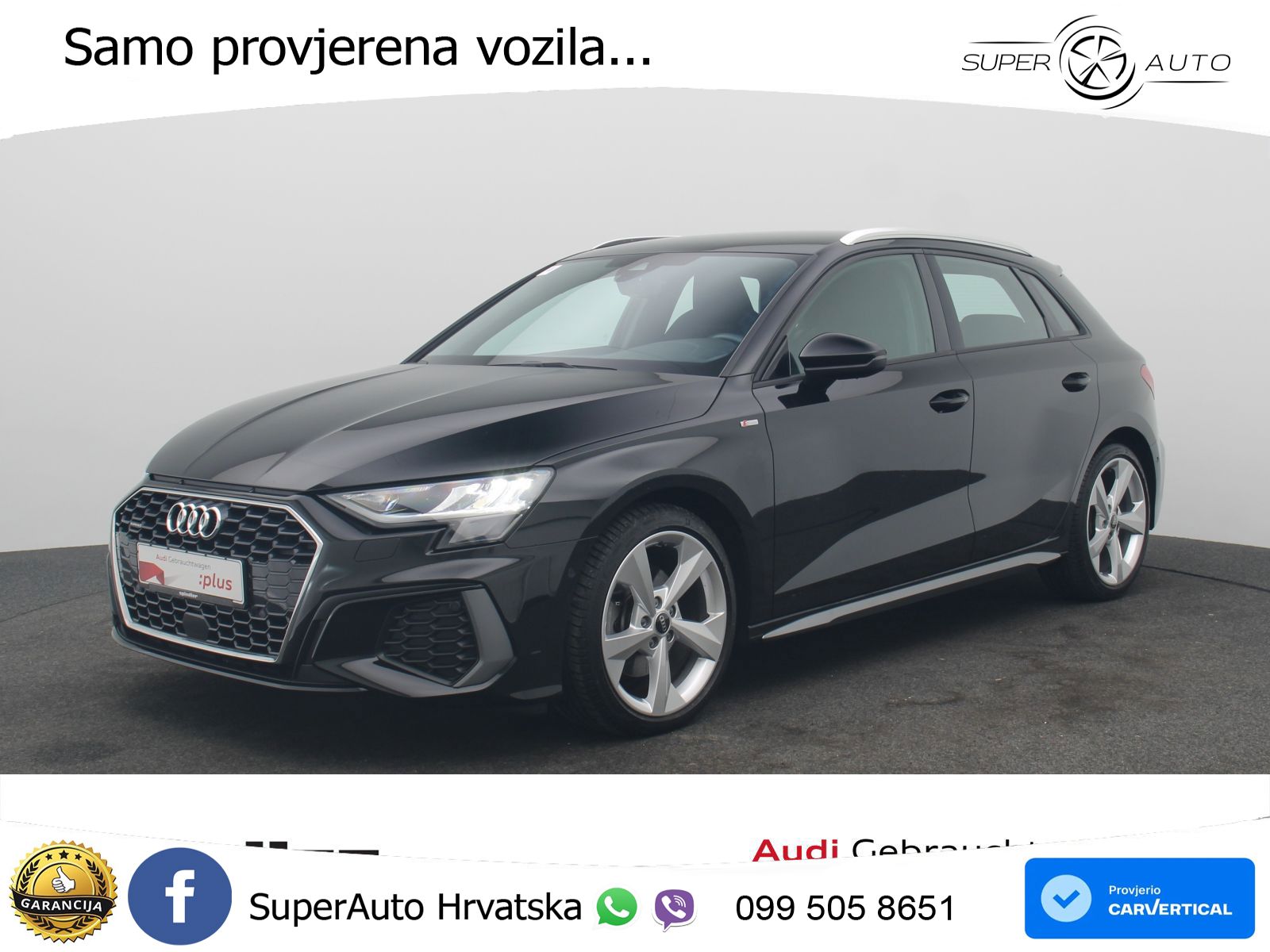Audi A3 40 TFSI (190 KS) quattro S tronic S line