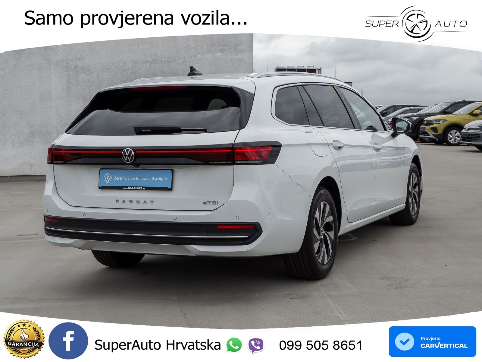 Volkswagen Passat Variant 1.5 eTSI (150 KS) DSG Business LED+GR SJED+ACC