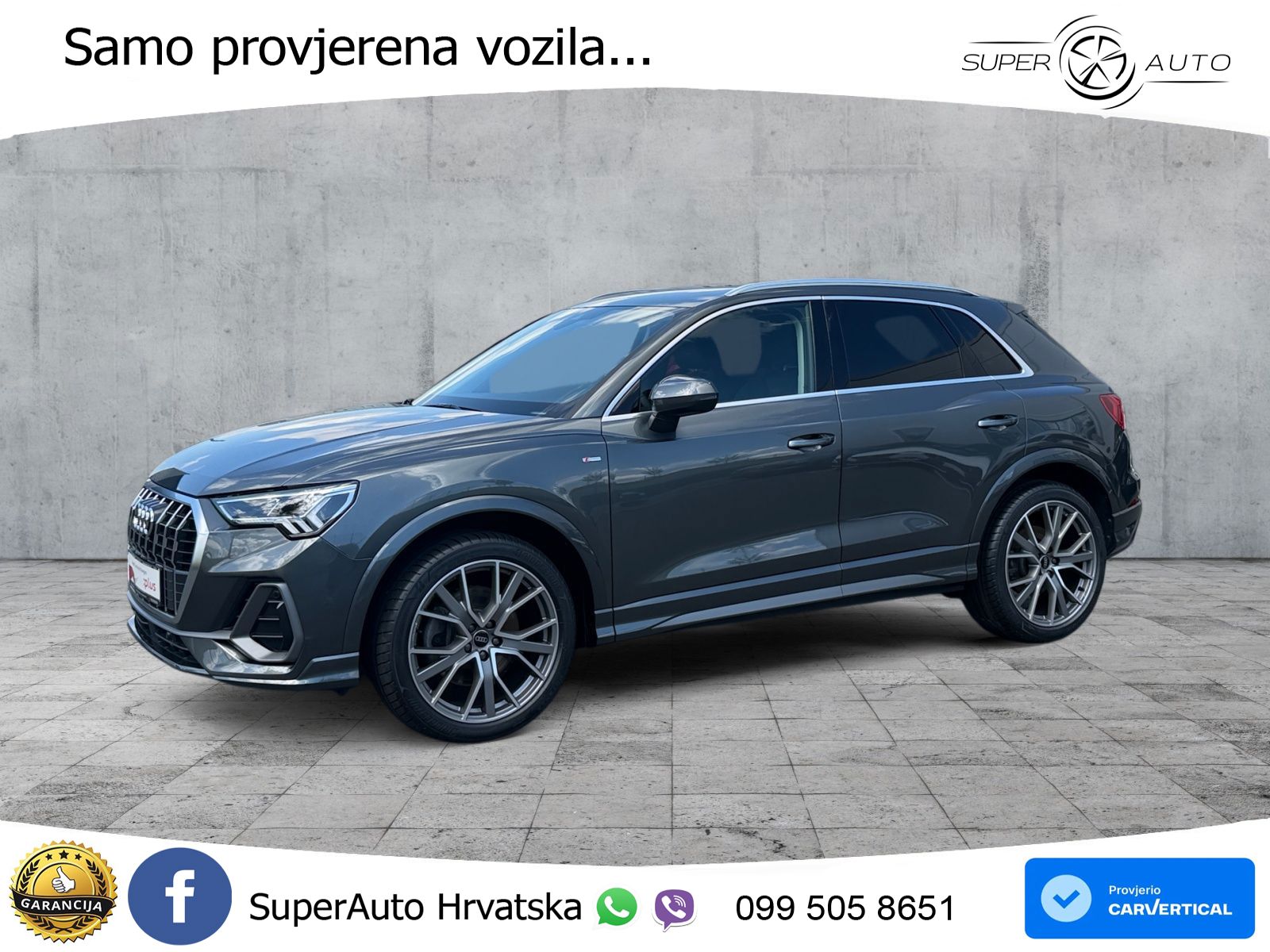 Audi Q3 45 TFSI (245 KS) quattro S tronic S line LED+GR SJED+ACC