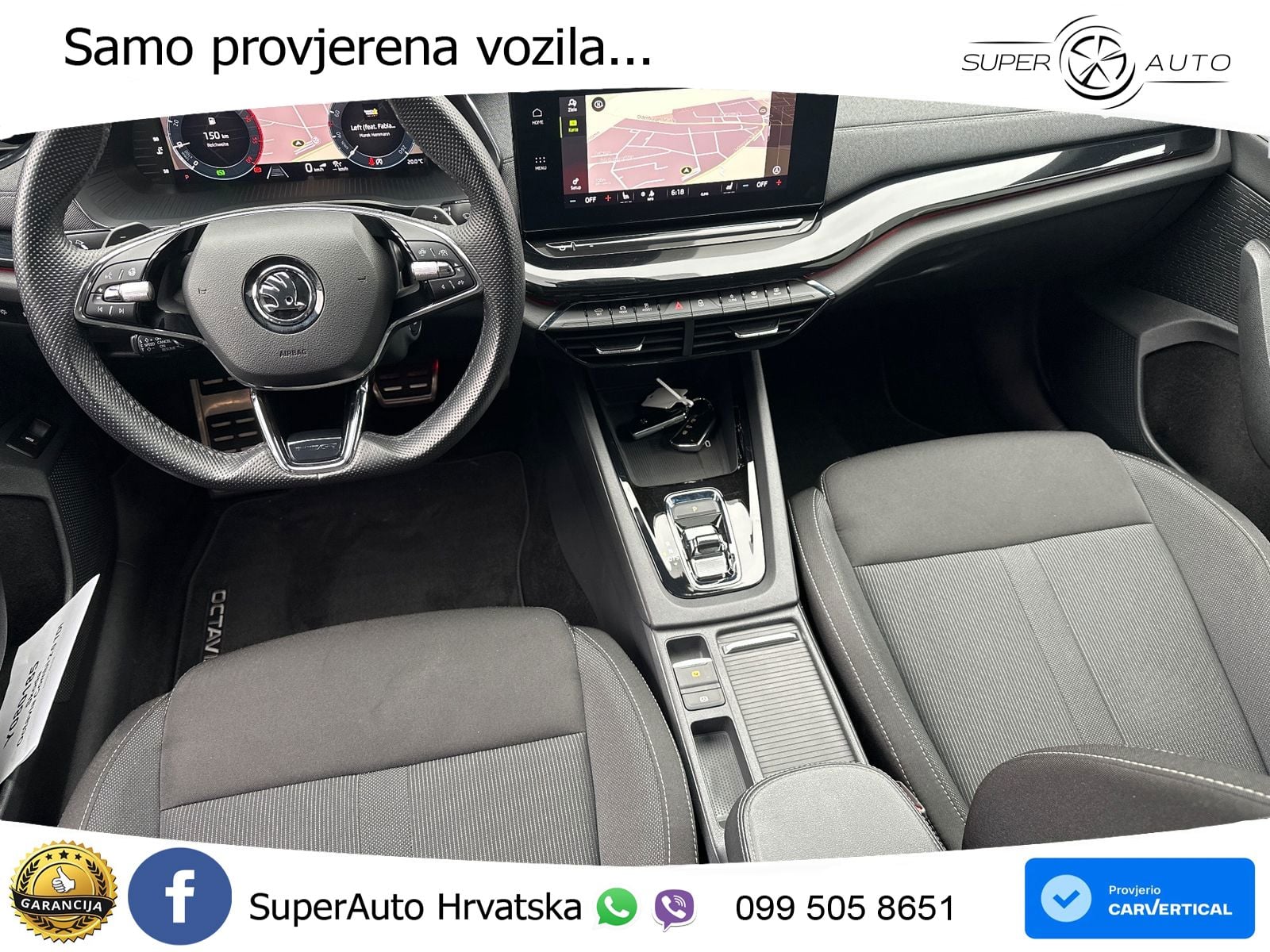 Škoda Octavia Combi 2.0 TDI (150 KS) DSG SportLine LED+GR SJED+ACC