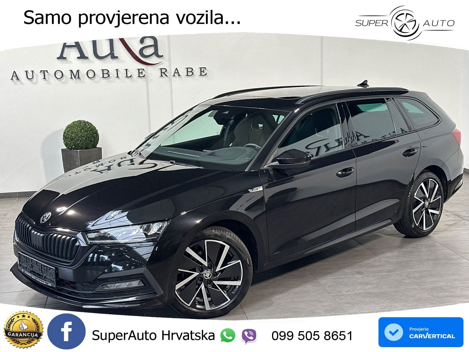 Škoda Octavia Combi 2.0 TDI (150 KS) DSG SportLine LED+GR SJED+ACC
