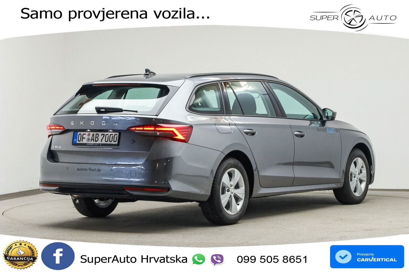 Škoda Octavia Combi 2.0 TDI (150 KS) DSG Selection LED+GR SJED+ACC