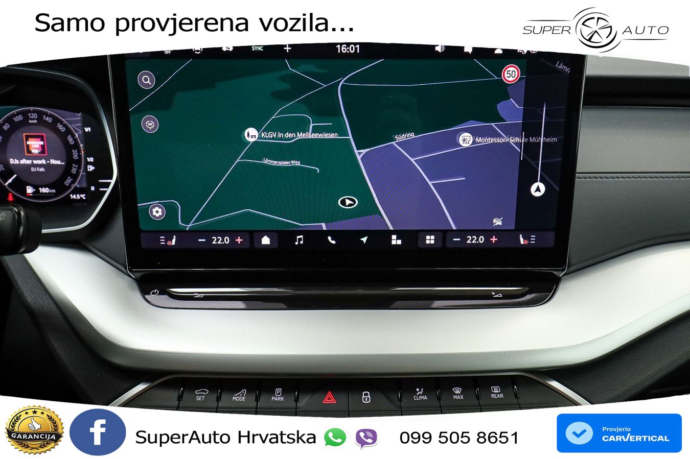 Škoda Octavia Combi 2.0 TDI (150 KS) DSG Selection LED+GR SJED+ACC