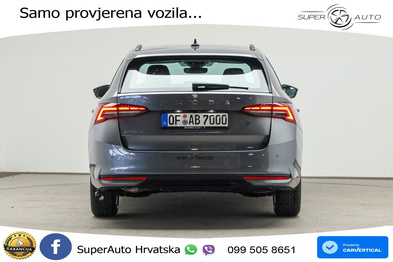 Škoda Octavia Combi 2.0 TDI (150 KS) DSG Selection LED+GR SJED+ACC