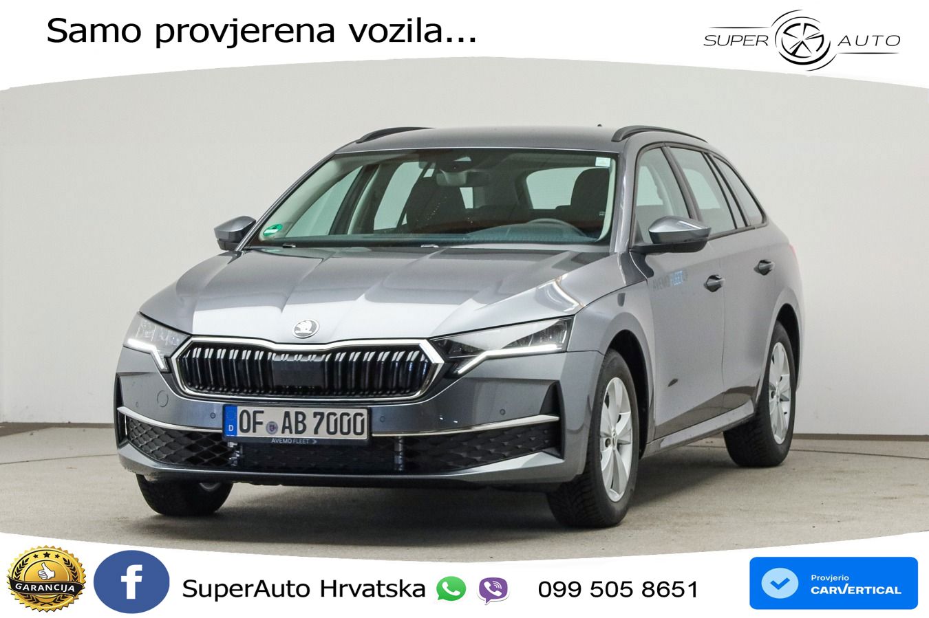 Škoda Octavia Combi 2.0 TDI (150 KS) DSG Selection LED+GR SJED+ACC