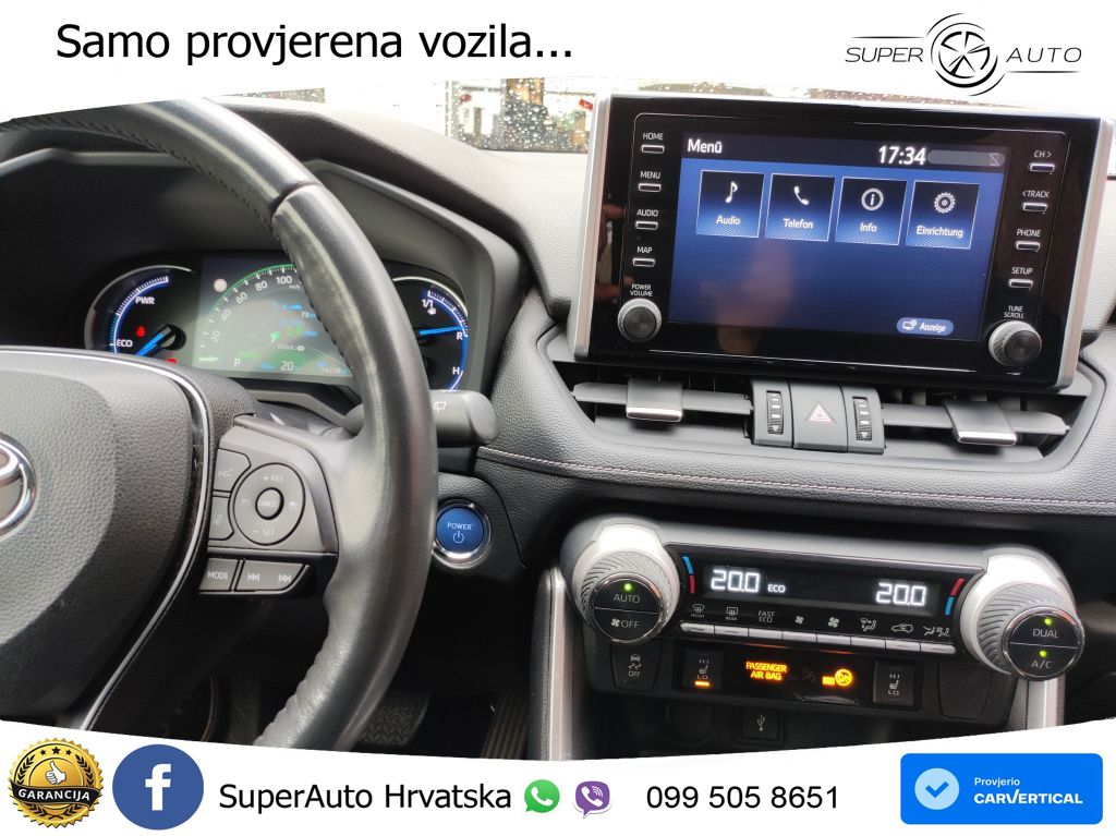 Toyota RAV4 2.5 (218 KS) Hybrid e-CVT Team Deutschland LED+GR SJED+ACC