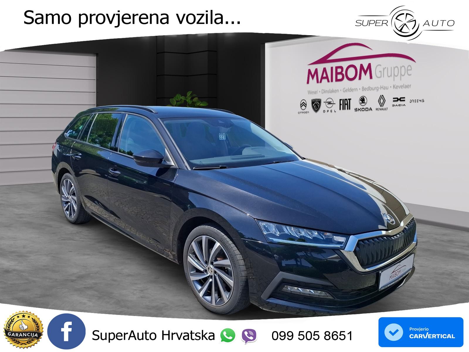 Škoda Octavia Combi 2.0 TDI (150 KS) DSG
