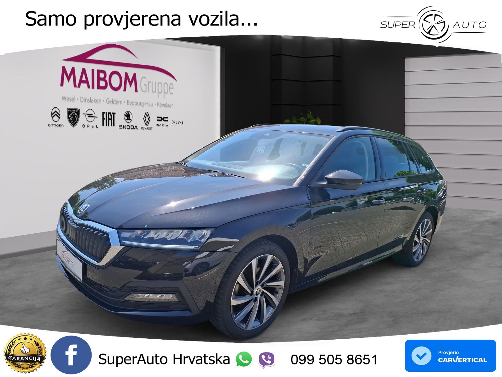 Škoda Octavia Combi 2.0 TDI (150 KS) DSG