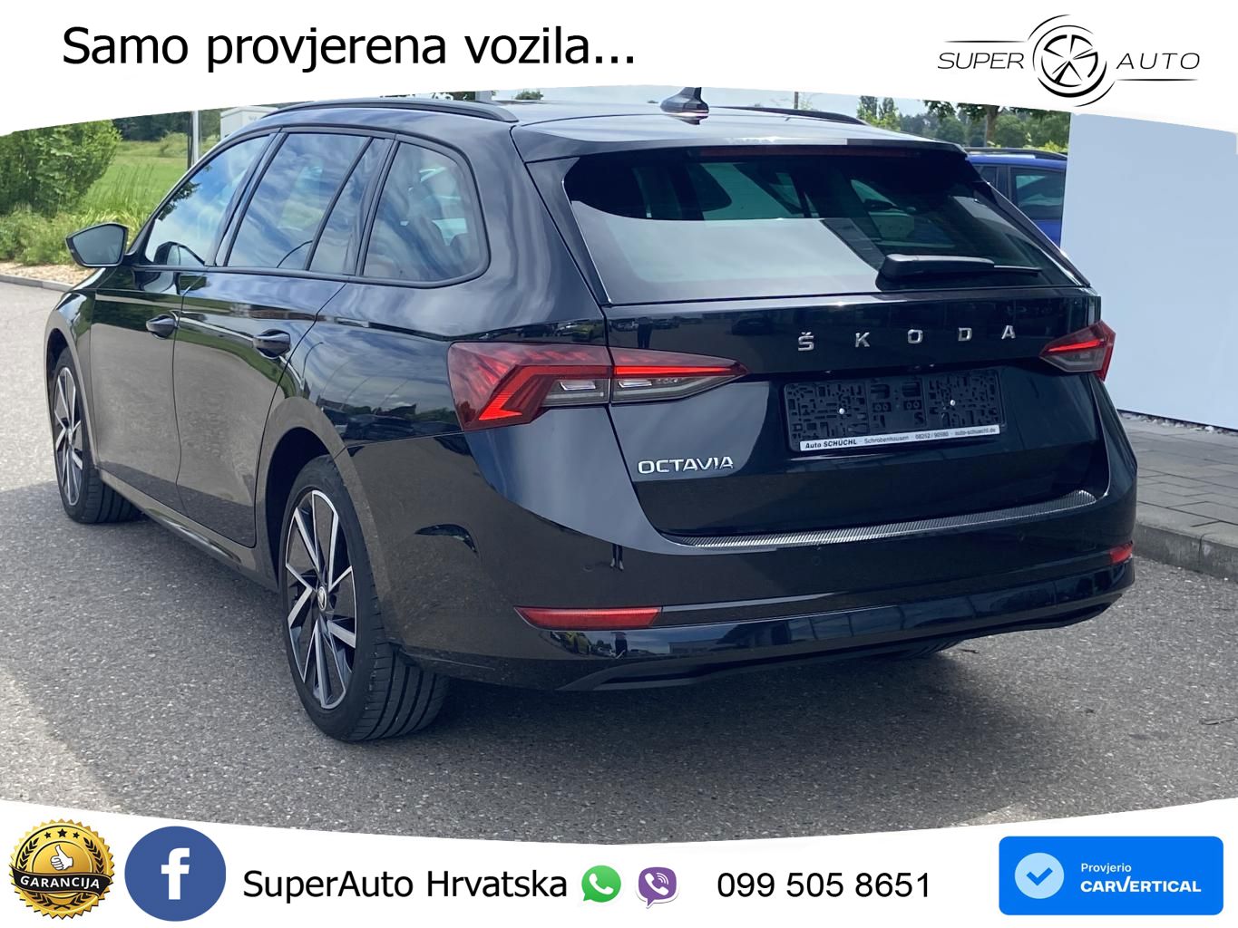 Škoda Octavia Combi 2.0 TDI (150 KS) DSG LED+GR SJED+ACC