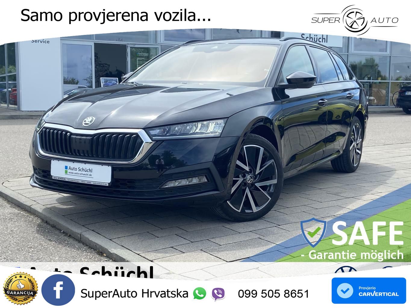 Škoda Octavia Combi 2.0 TDI (150 KS) DSG LED+GR SJED+ACC