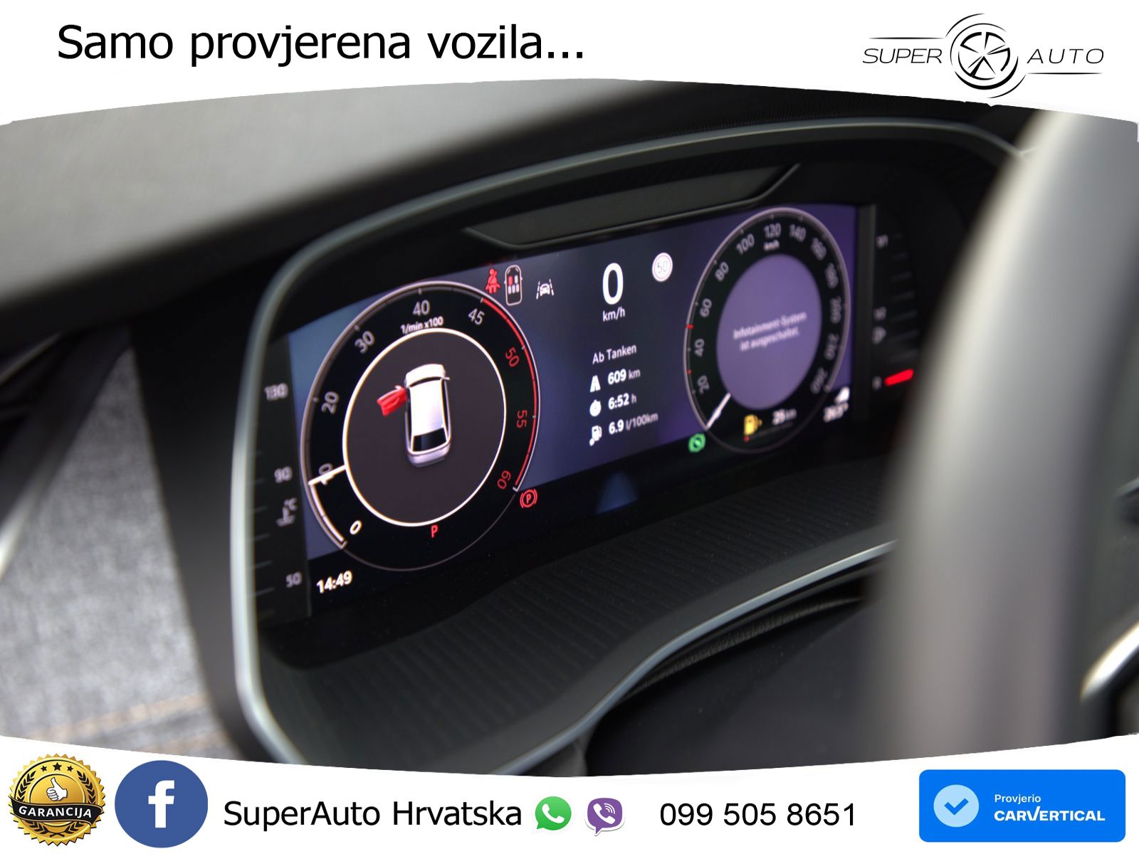 Škoda Octavia Combi 2.0 TDI (150 KS) DSG Selection LED+GR SJED+ACC