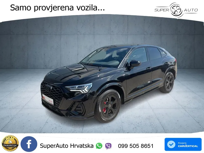 Audi Q3 Sportback 40 TDI (200 KS) quattro S tronic S line MATRIX+GR SJED+KAM
