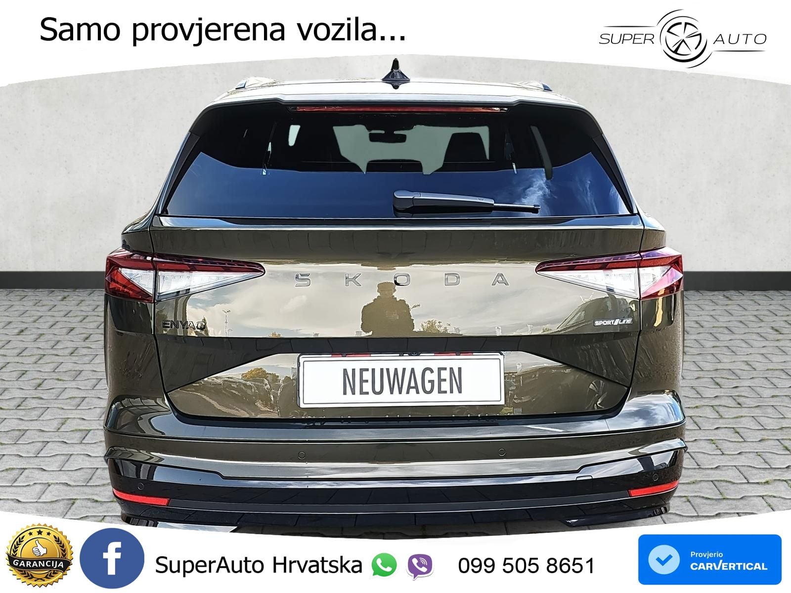 Škoda Enyaq 85 82 kWh (286 KS) SportLine LED+GR SJED+ACC