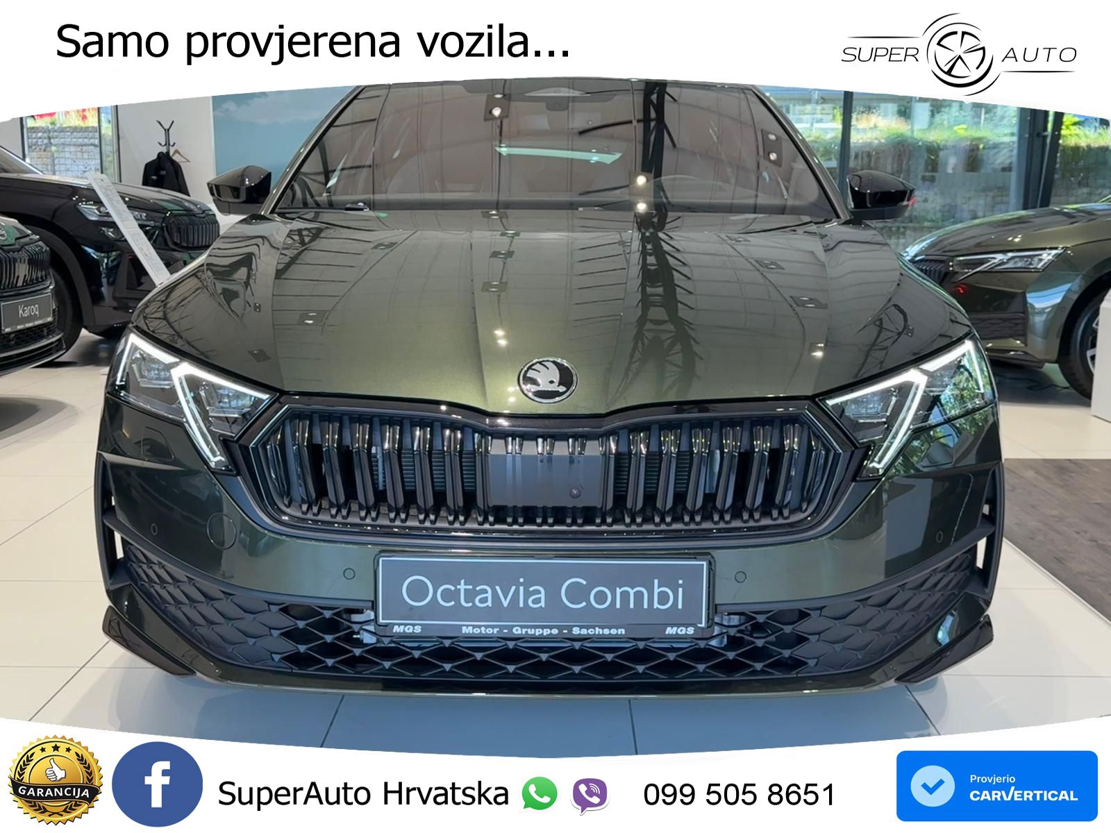 Škoda Octavia Combi 1.5 TSI (150 KS) DSG SportLine LED+GR SJED+ACC