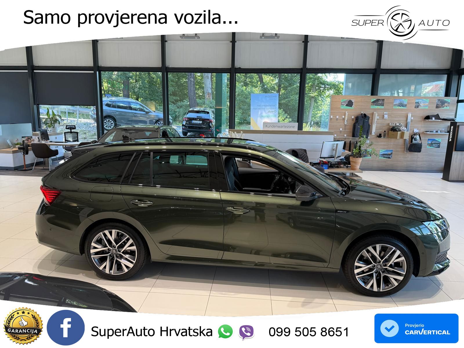 Škoda Octavia Combi 1.5 TSI (150 KS) DSG SportLine LED+GR SJED+ACC
