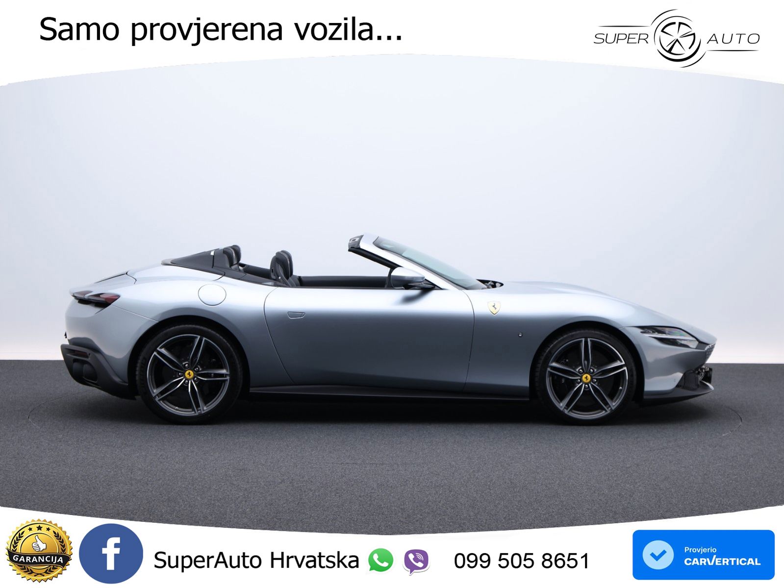 Ferrari Roma Spider 3.9 V8 (620 KS) F1 DCT LED+GR SJED+ACC