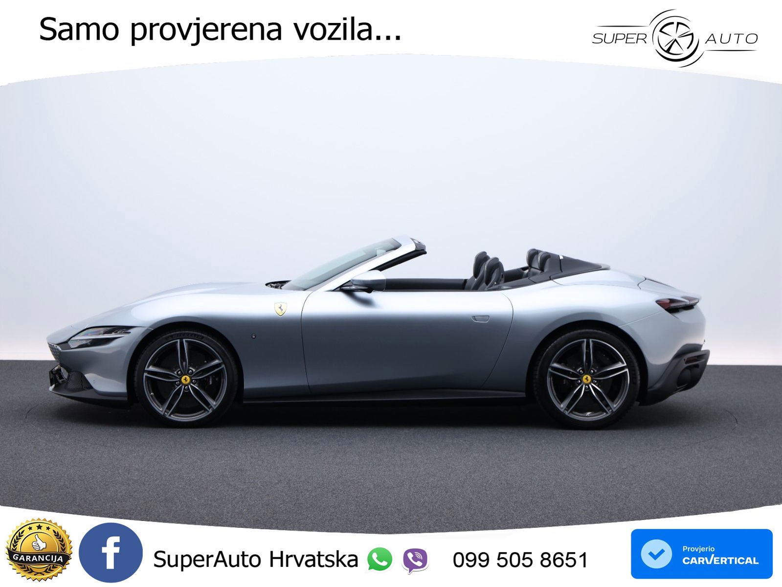 Ferrari Roma Spider 3.9 V8 (620 KS) F1 DCT LED+GR SJED+ACC