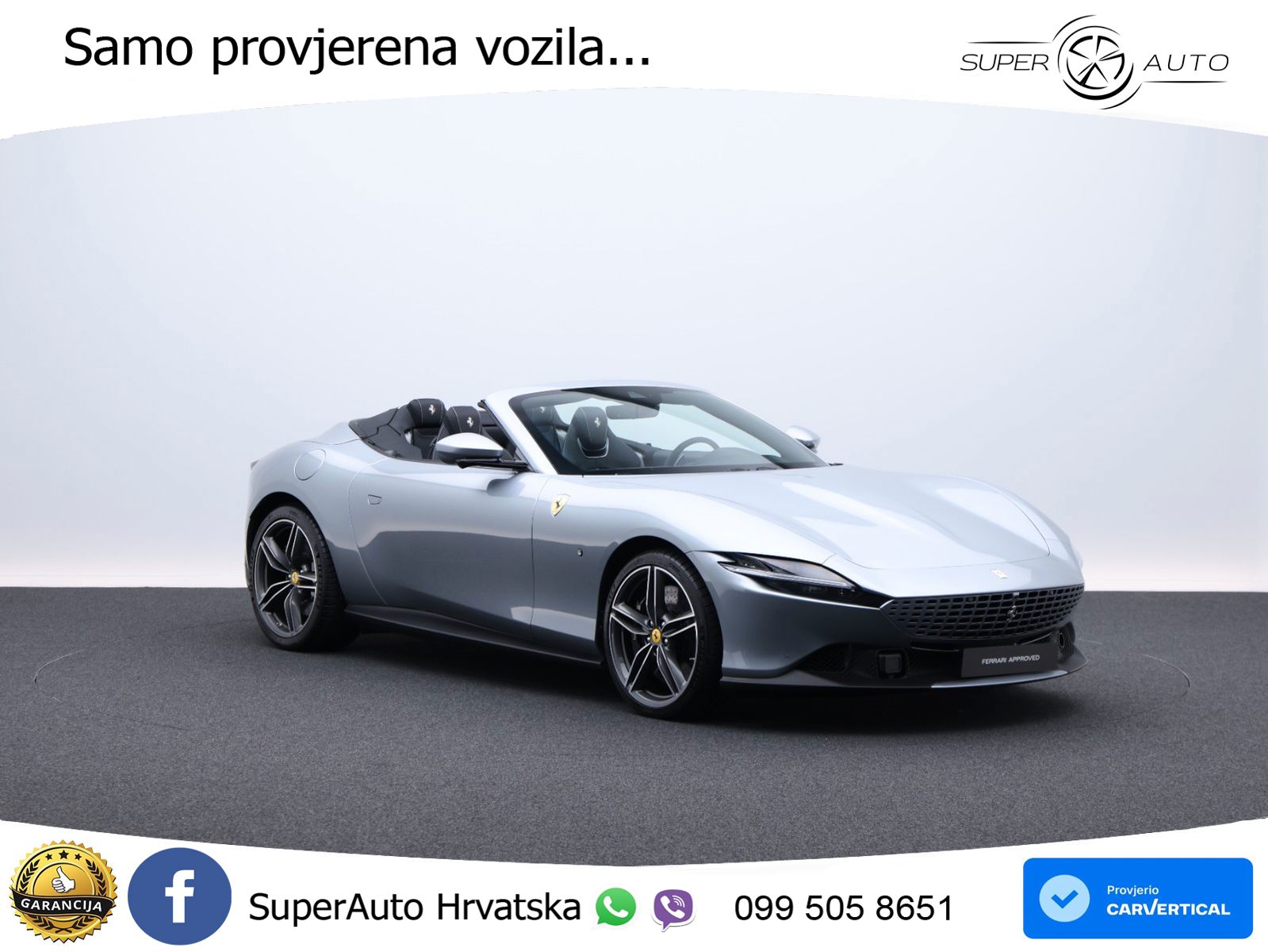 Ferrari Roma Spider 3.9 V8 (620 KS) F1 DCT LED+GR SJED+ACC
