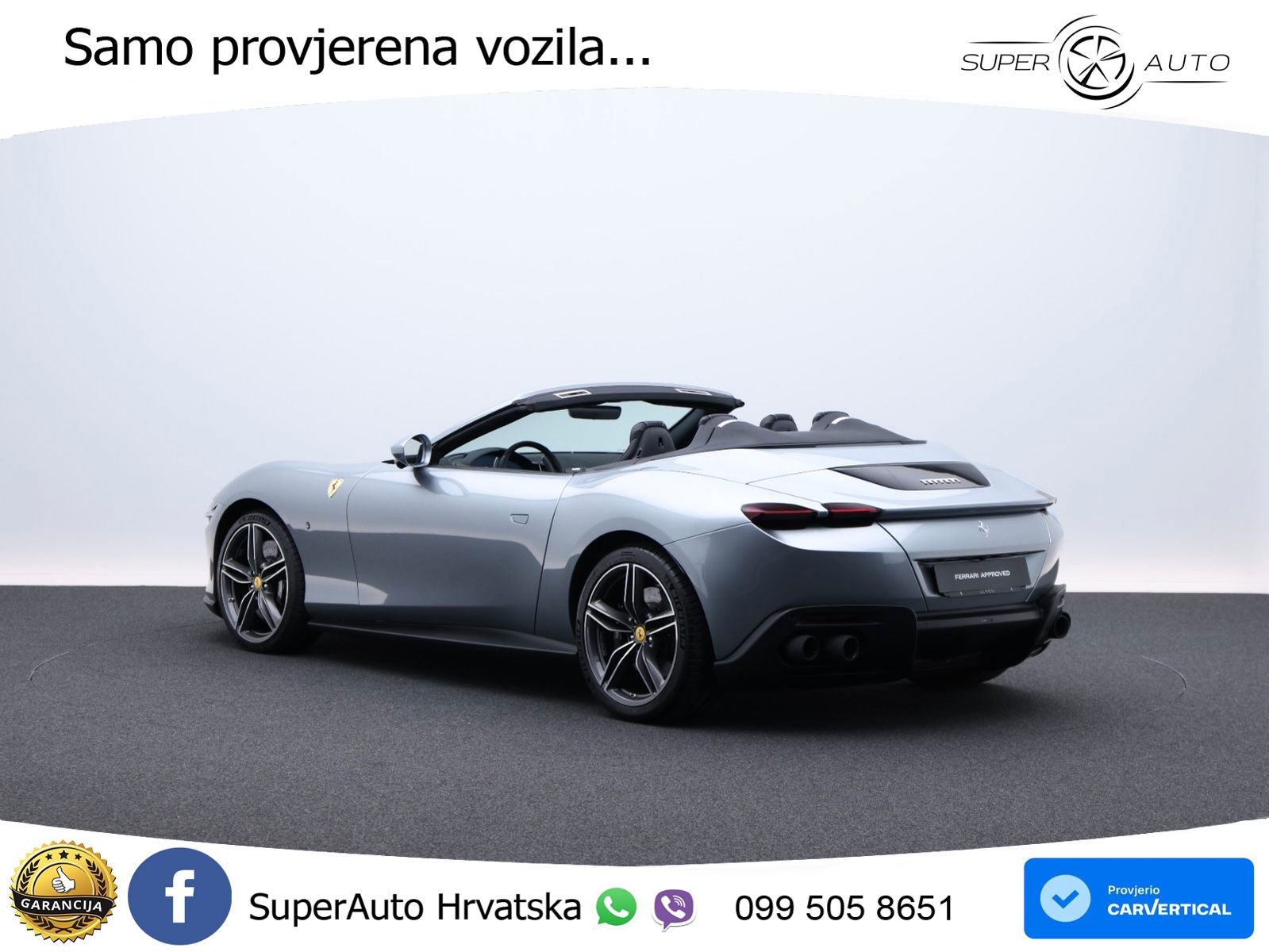 Ferrari Roma Spider 3.9 V8 (620 KS) F1 DCT LED+GR SJED+ACC