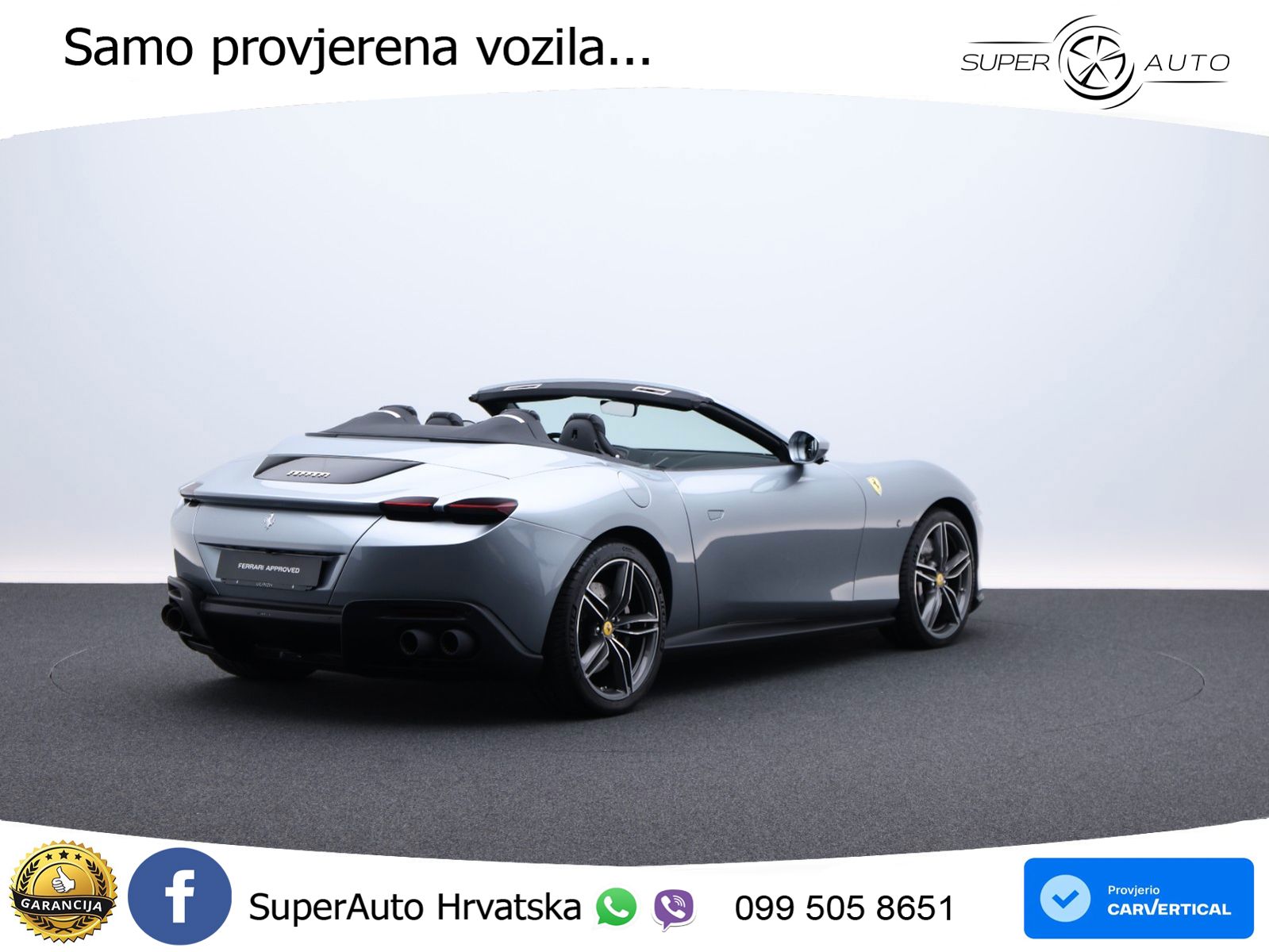 Ferrari Roma Spider 3.9 V8 (620 KS) F1 DCT LED+GR SJED+ACC