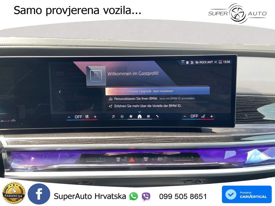 BMW 740d (299 KS) xDrive Steptronic M Sport ZRAČNI+ACC+GR SJED+KAM+PANO