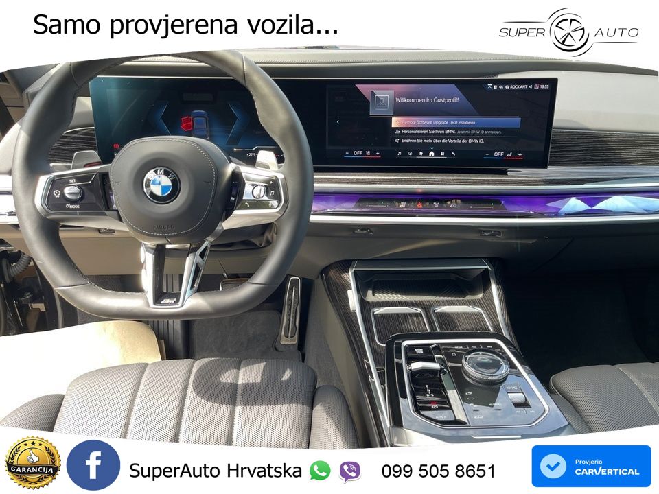 BMW 740d (299 KS) xDrive Steptronic M Sport ZRAČNI+ACC+GR SJED+KAM+PANO