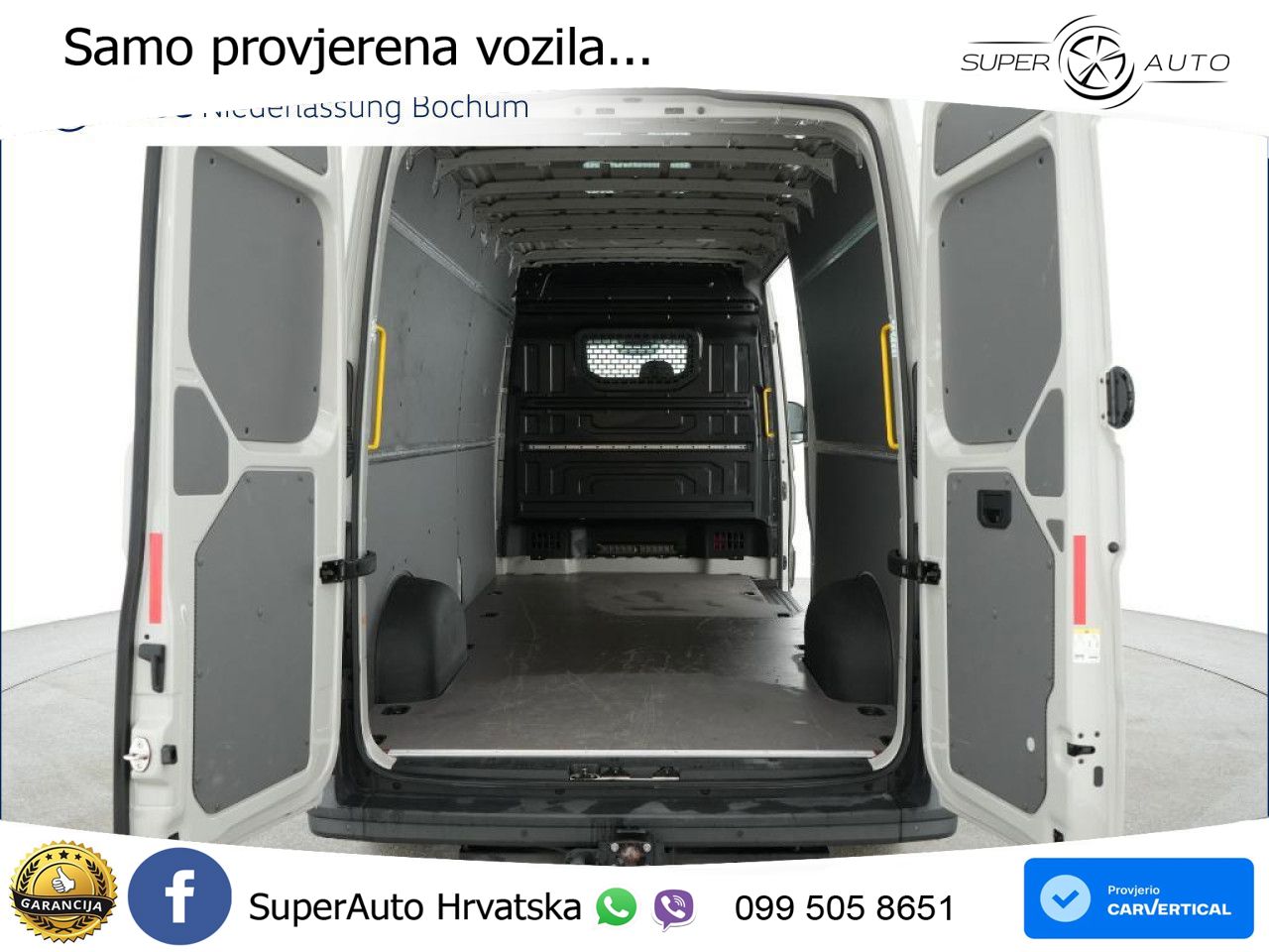 Volkswagen Crafter Kasten lang AHK Kamera Klima Euro6 ZV 177 KS