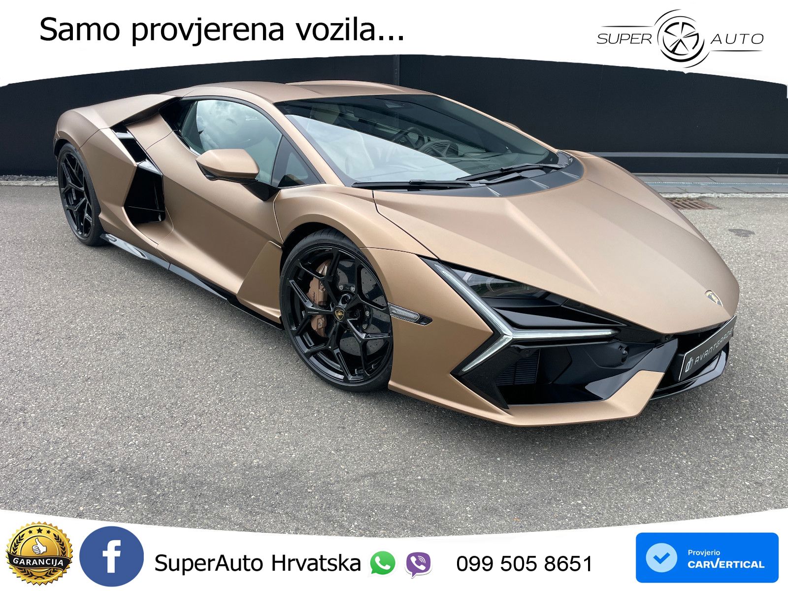 Lamborghini Revuelto 6.5 V12 (1015 KS) 4WD DCT LED+ACC