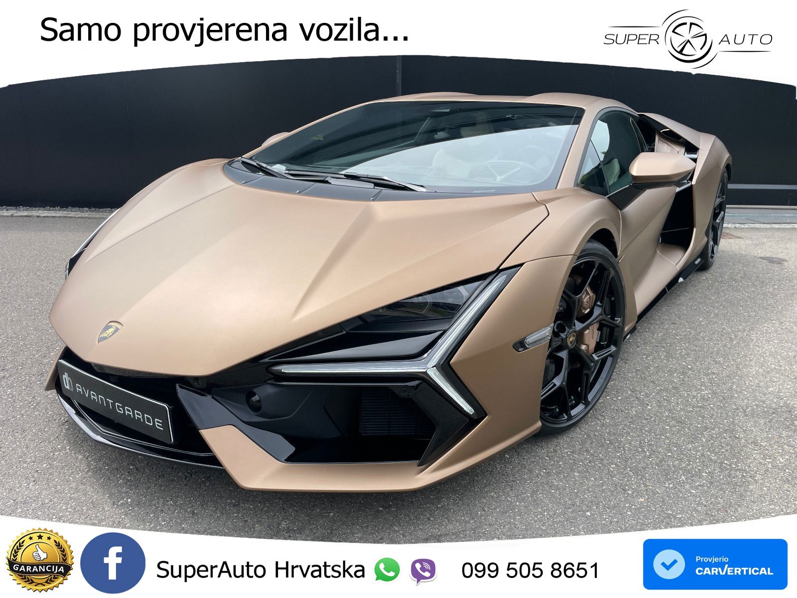 Lamborghini Revuelto 6.5 V12 (1015 KS) 4WD DCT LED+ACC